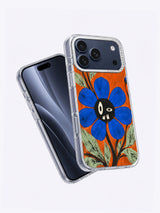 A Bloom with Crooked Teeth iPhone 17 Pro Max case angled view