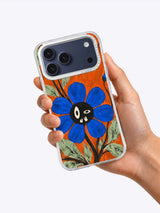 A Bloom with Crooked Teeth iPhone 17 Pro Max case held in hand