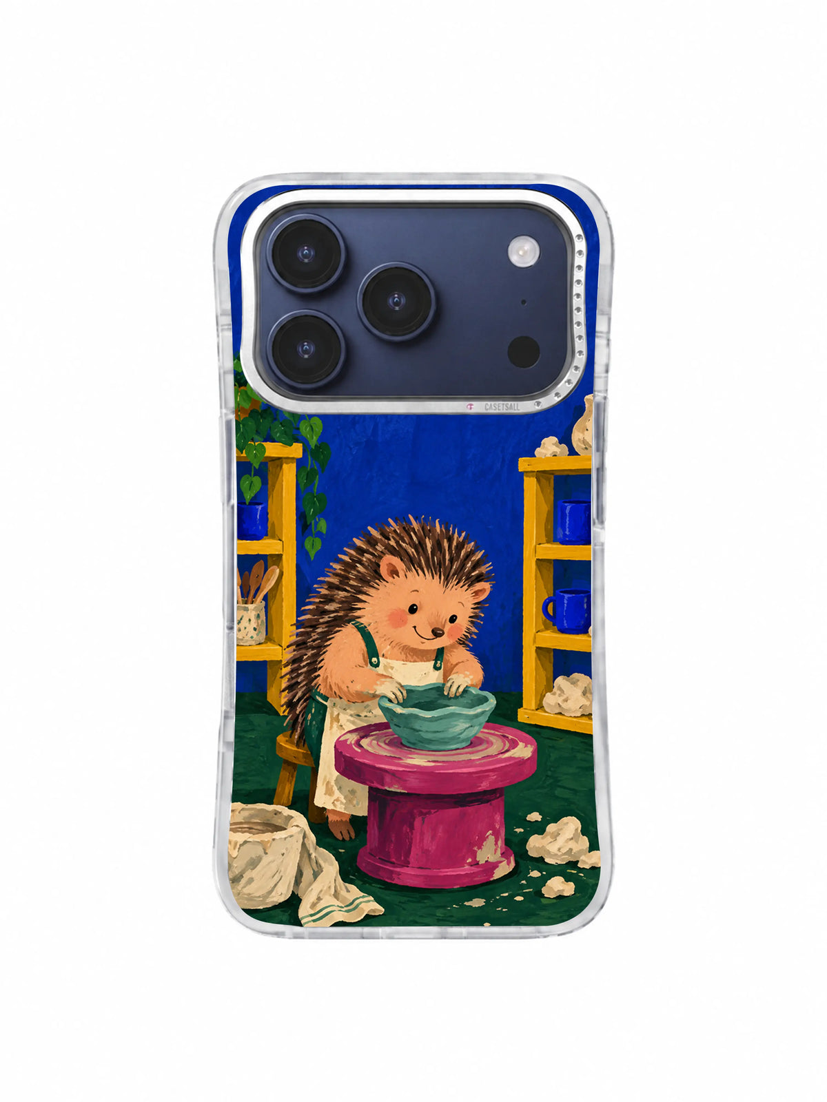 Crooked Bowl Kept As Is artwork on iPhone 17 Pro transparent case