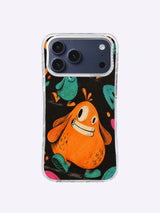 Front view of The Crooked Smile Parade iPhone 17 Pro Max case