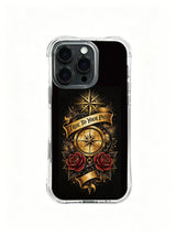 Compass and boundary-themed floral artwork in the product gallery