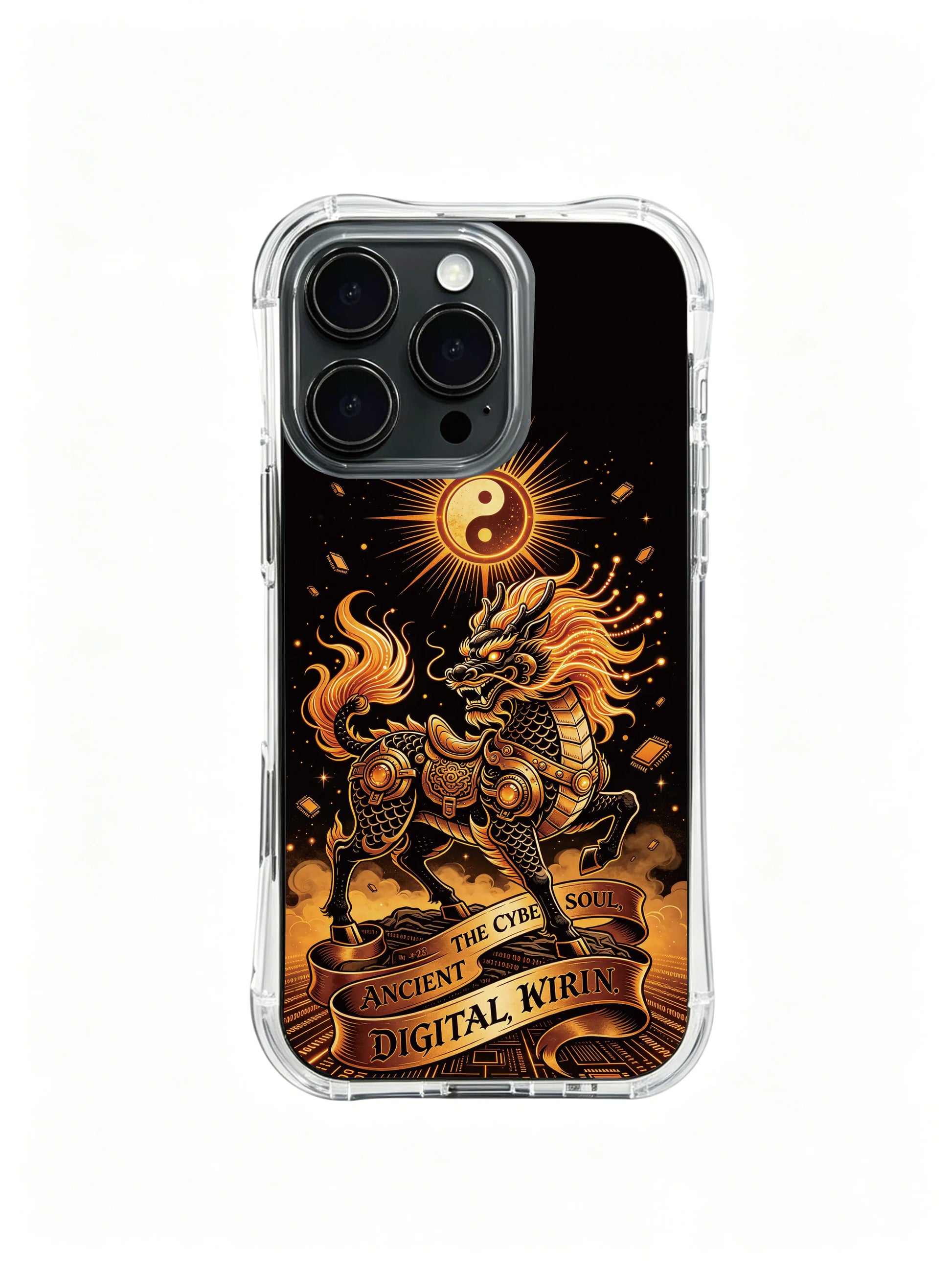 Free-switch style between past and future PhoneCasing, fashion iPhone 14 Plus Case, travel-friendly flexible iPhone 14 Plus casing.