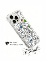 Dense crowded monster city rush hour artwork iPhone 15 pro Case, limited-edition co-branded phone casing manufactured at PhoneCasing’s US workshop, curated fine art phone cover.
