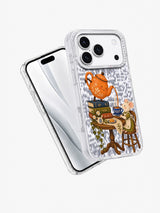 A Cup Poured Twice clear iPhone 17 Pro Case angle view