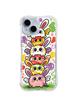 Cute Monster Party iPhone 15 Plus case front view
