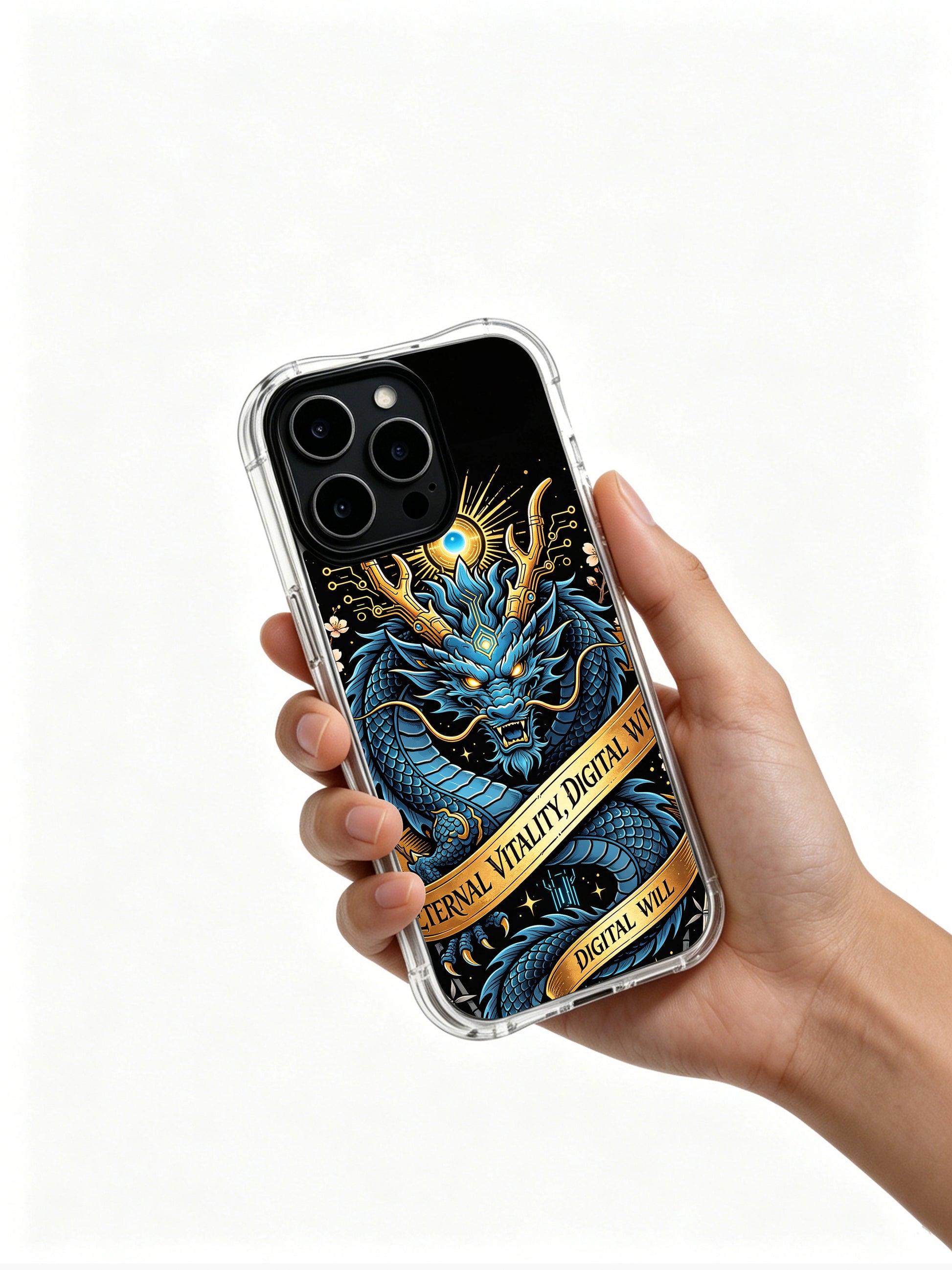 Futuristic cyber bamboo cluster base pattern PhoneCasing, trendy iPhone 14 Plus Case with growth sovereignty vibe, drop proof sturdy mobile phone casing.
