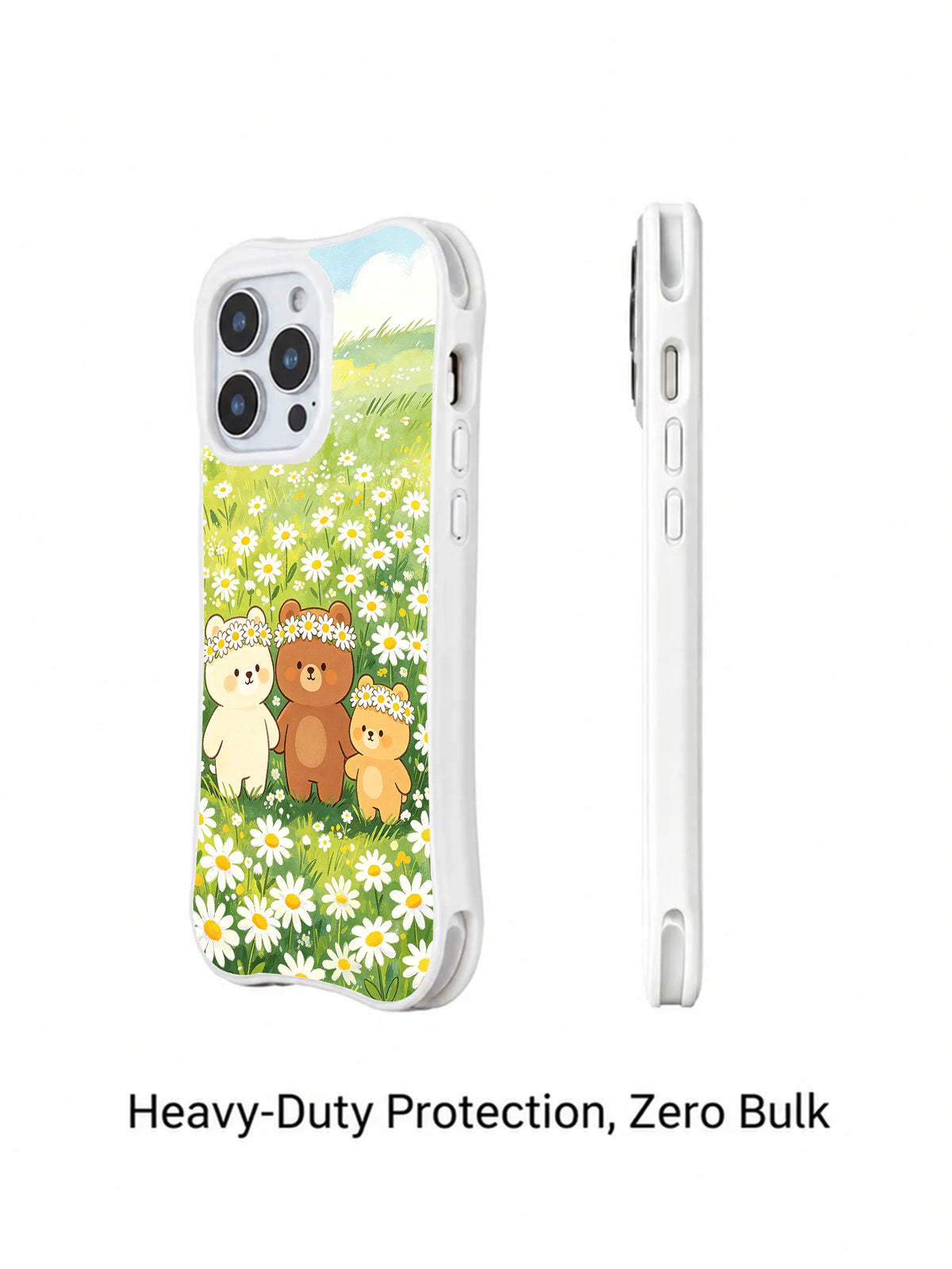 Daisy Field Bears iPhone 14 Pro Max case product view 3