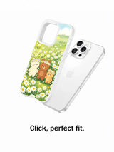 Daisy Field Bears iPhone 14 Pro Max case product view 4