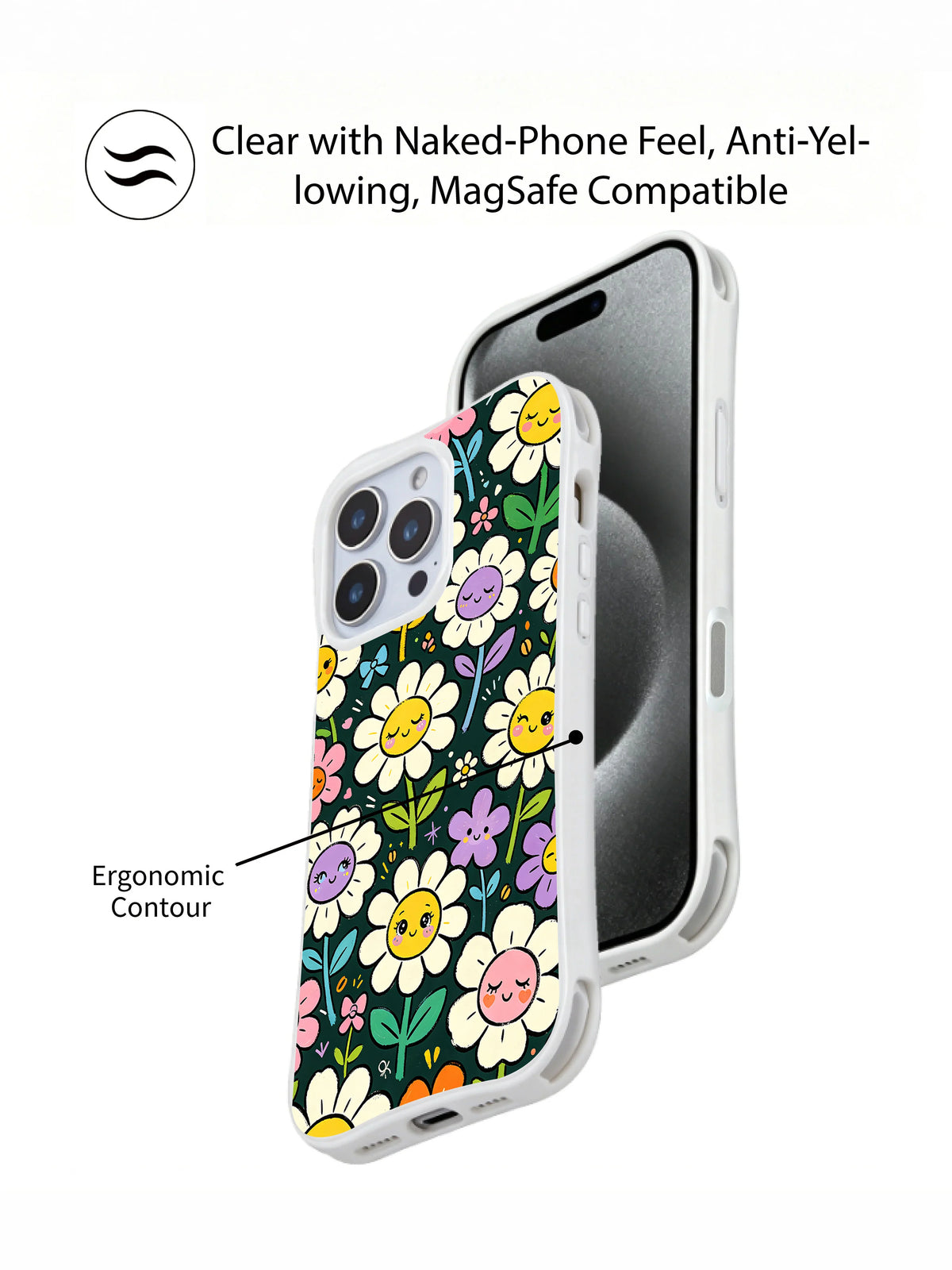 Supplied marketing graphic with unverified protection, fit or MagSafe statements