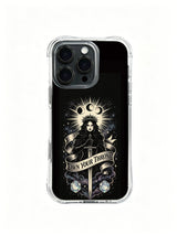 Dark celestial goddess artwork in the product gallery