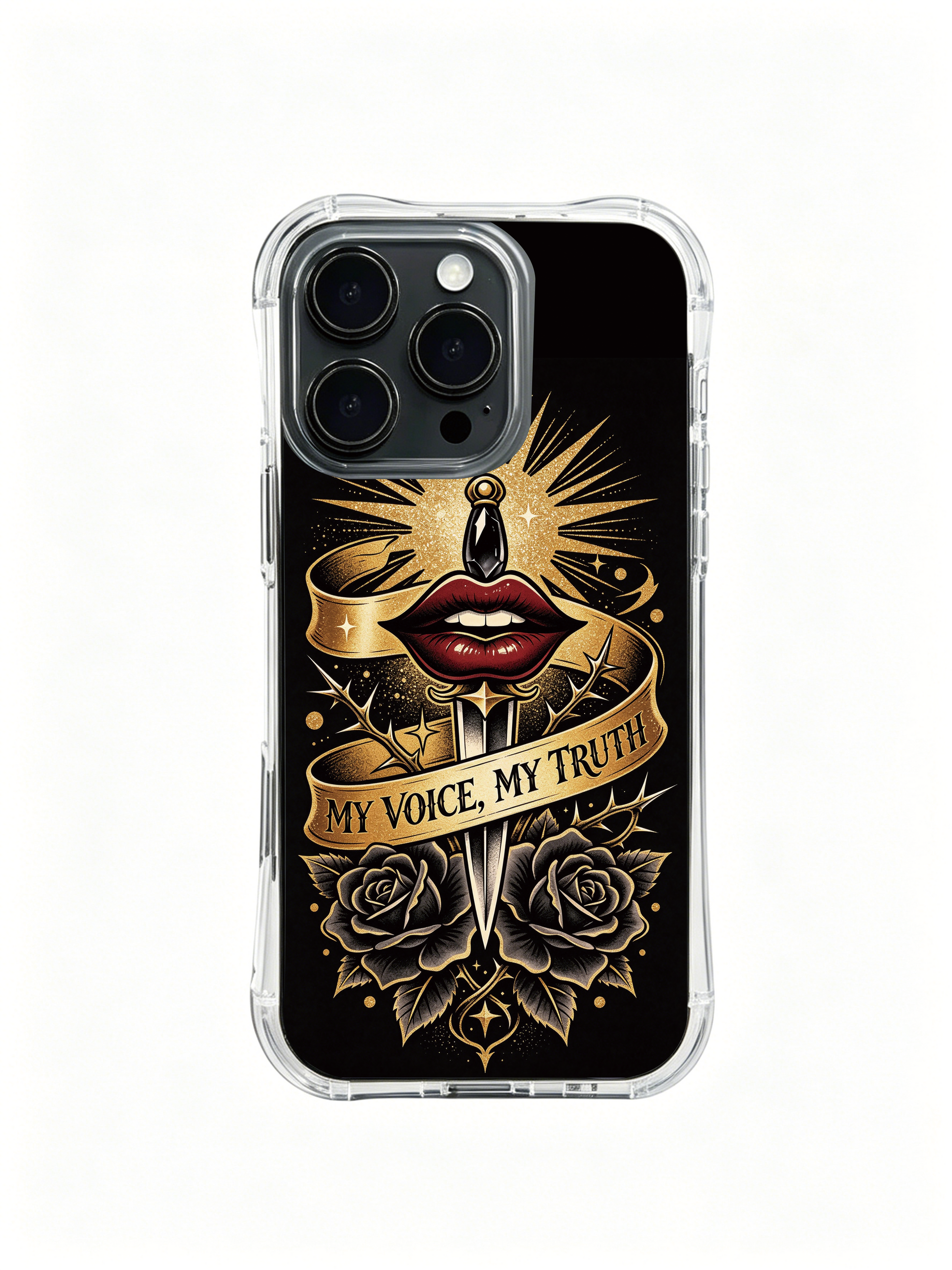 Dark tropical outspoken style PhoneCasing, mature charming iPhone 14 Plus Case, anti-wear daily protective phone cover.