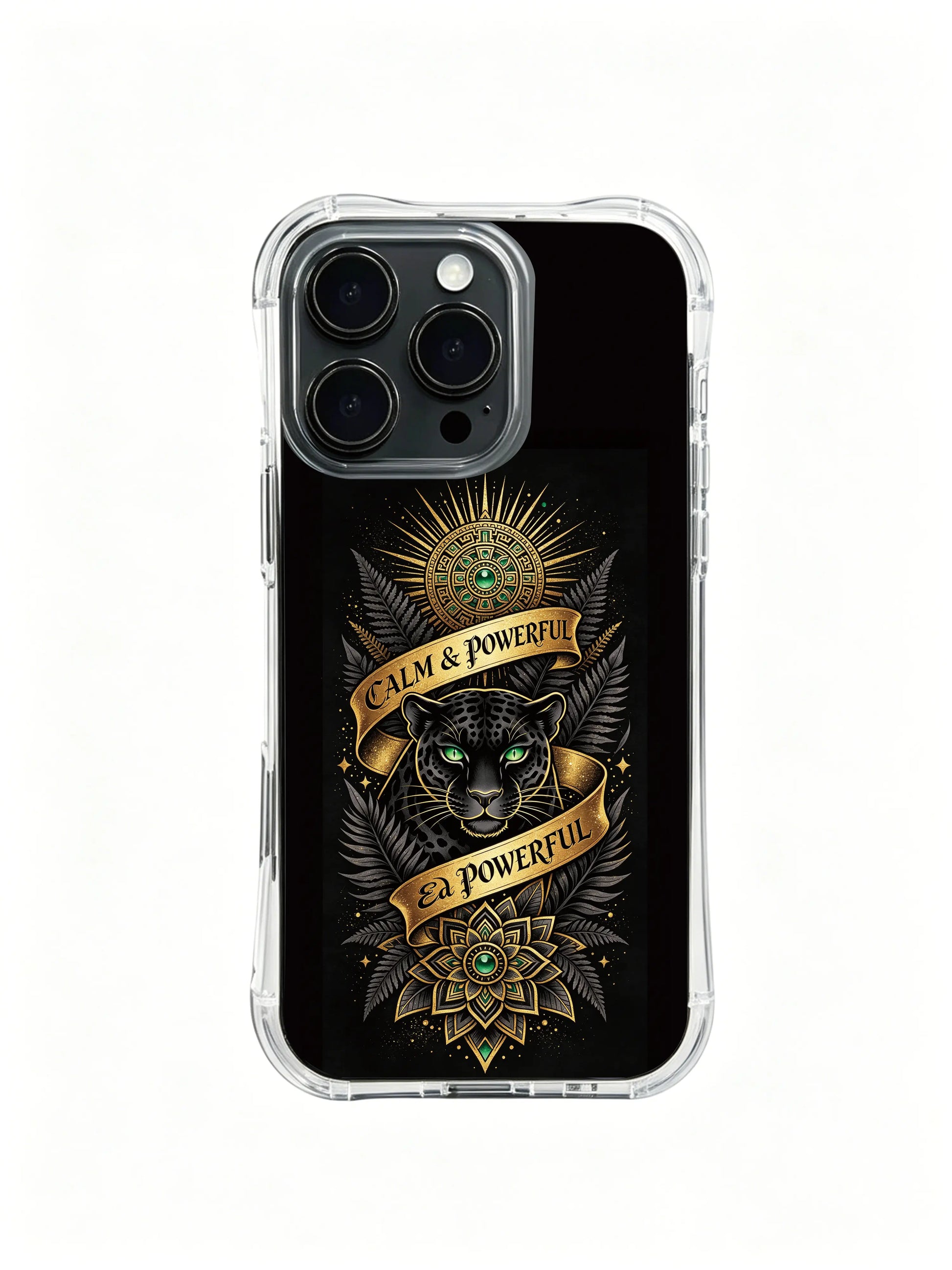 Dark tropical shadow jaguar PhoneCasing, mature styled iPhone 14 Plus Case, anti scratch daily protective phone cover.