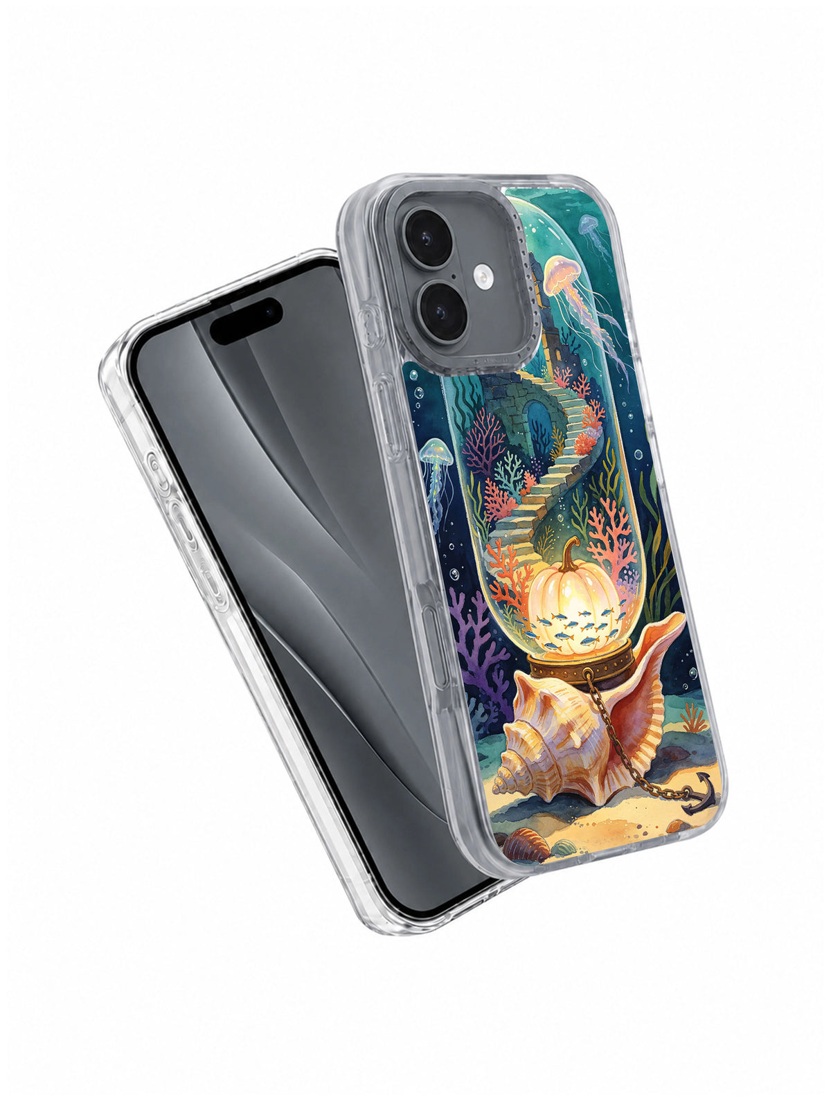 Deep-Sea Witch Lantern iPhone case angled view