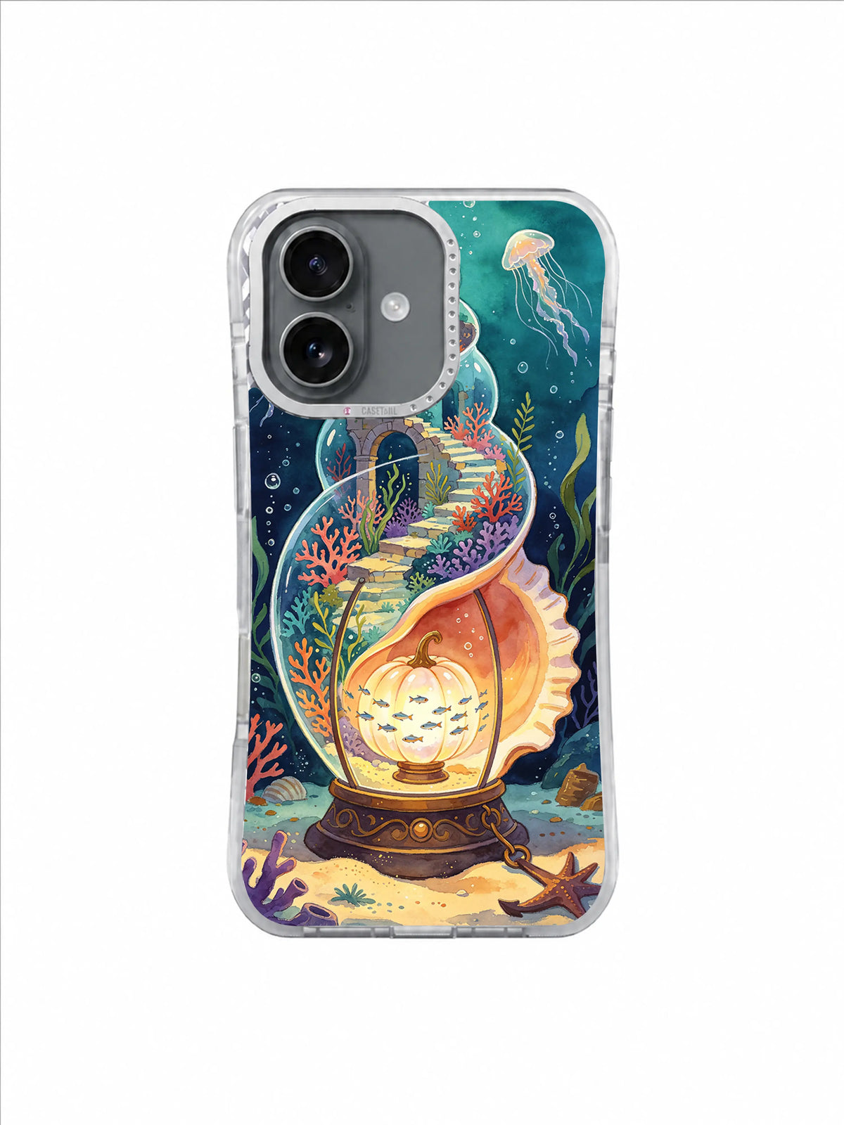 Midnight Conch Sanctuary iPhone case artwork