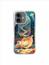 Aqua Stairway to Surface iPhone case artwork