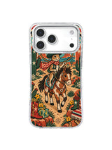 Gift Cactus Rider western artwork on an iPhone 17 Pro Max case