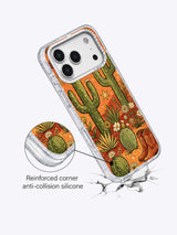 Desert Moon Cowboy Garden rhinestone camera frame detail
