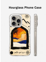 Desert landscape iPhone 16 Pro case front and side view