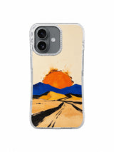 Sunset Road Horizon iPhone 16 Pro case pattern