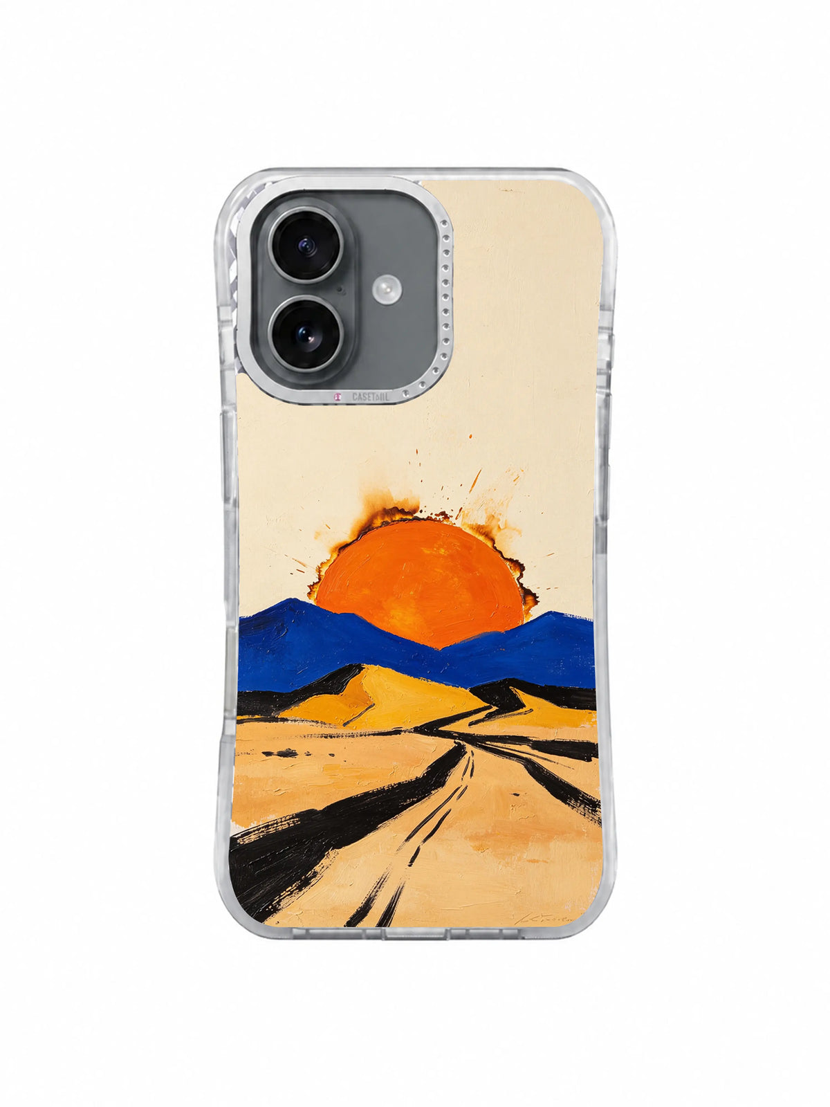 Sunset Road Horizon iPhone 16 Pro case pattern