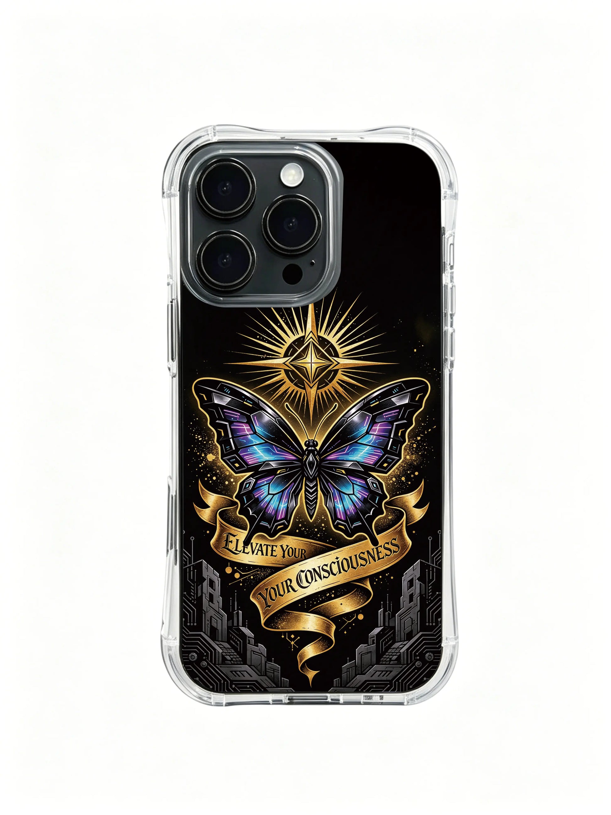 Unique cyber era feminine charm PhoneCasing, stylish fitted iPhone 14 Plus Case, stable close-fitting protective casing.