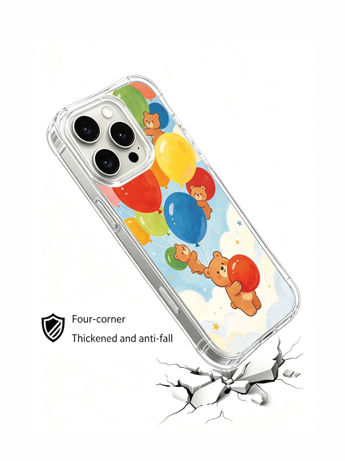 Dream Balloon Bears iPhone 14 Pro Max case product view 4