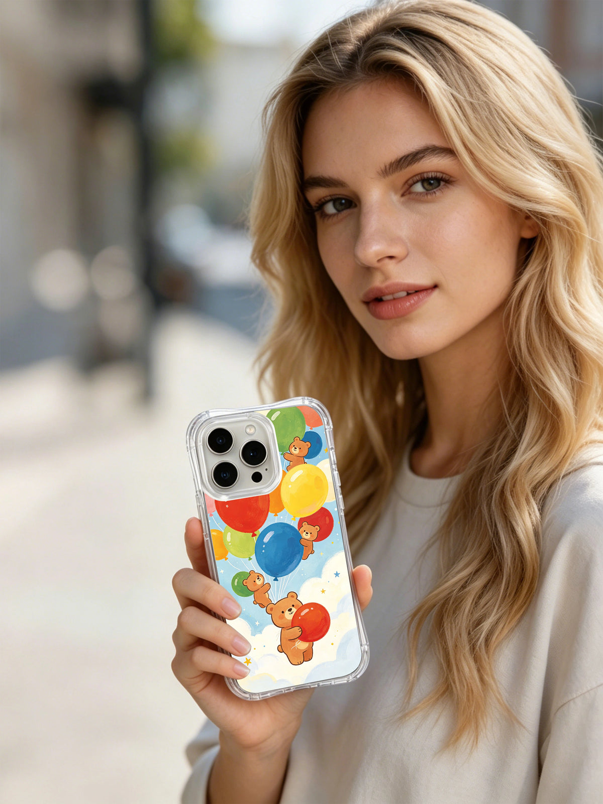 Dream Balloon Bears iPhone 14 Pro Max case product view 6