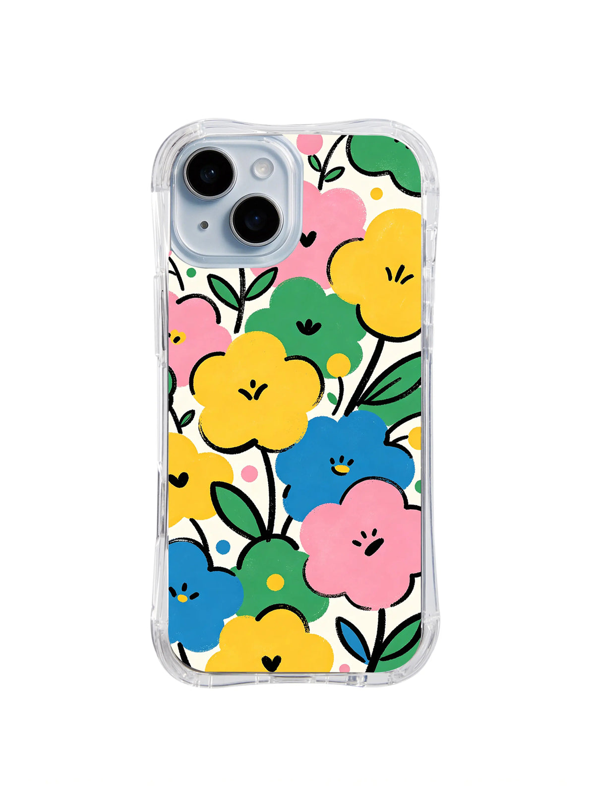 Bold Petal Grove pattern iPhone 14 case