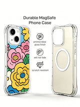Dream Garden iPhone 14 MagSafe case front and back