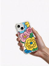 Dream Garden iPhone 14 case held in hand