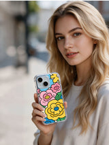 Dream Garden artist-designed iPhone 14 case lifestyle