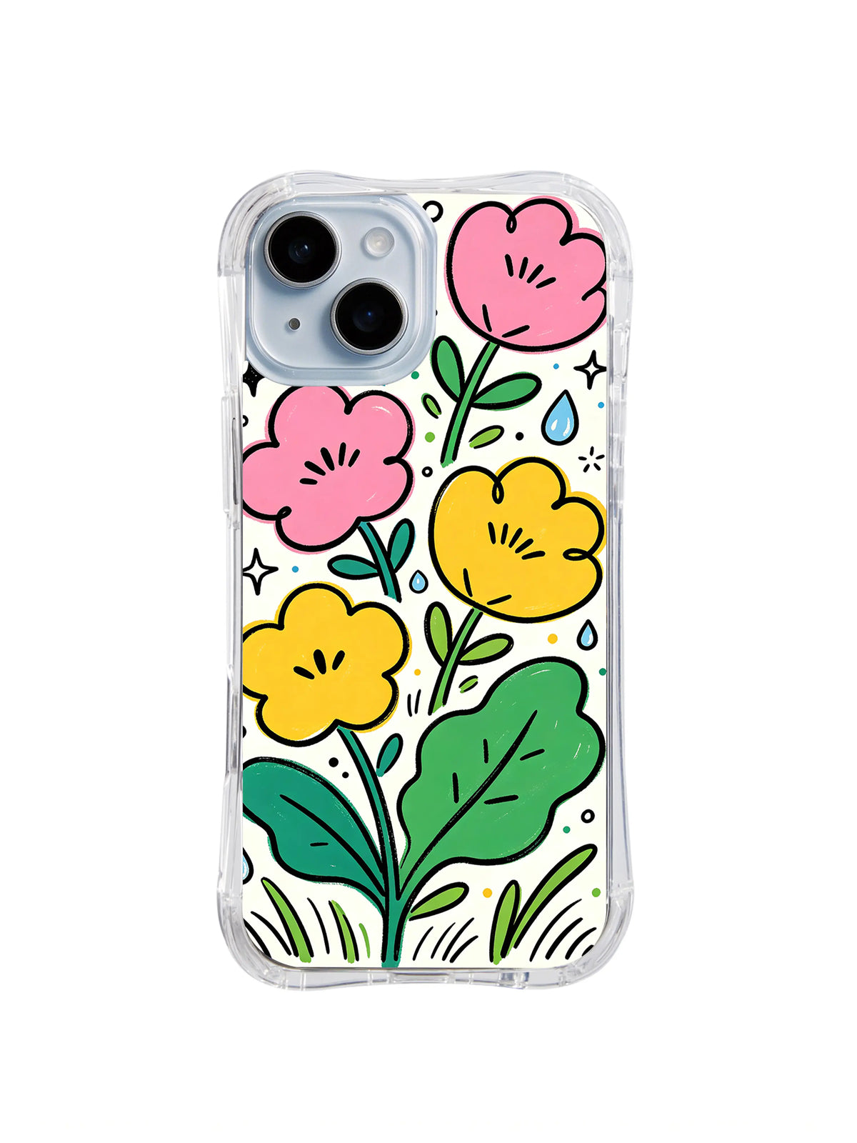Spring Bud Meadow pattern iPhone 14 case