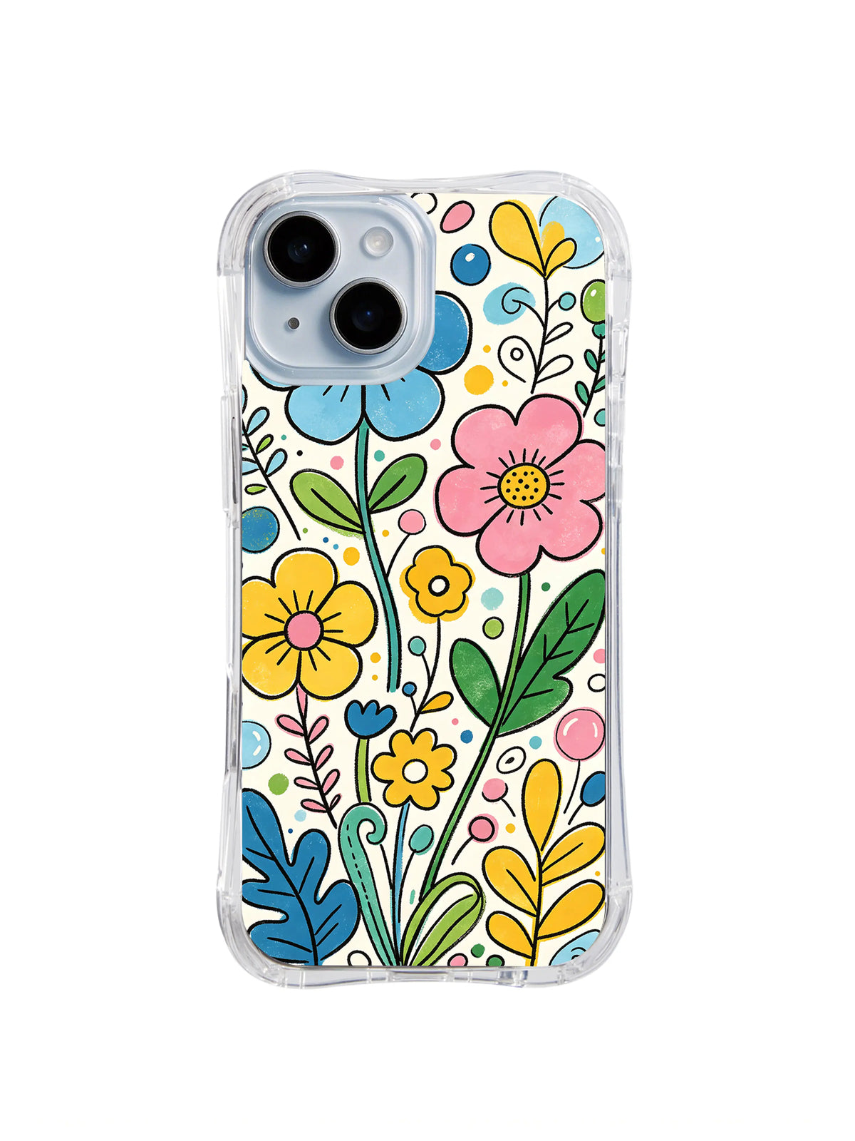 Wildflower Wish pattern iPhone 14 case