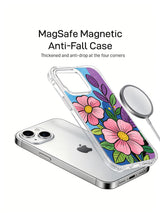 Dream Neon Garden iPhone 14 case magnetic accessory view