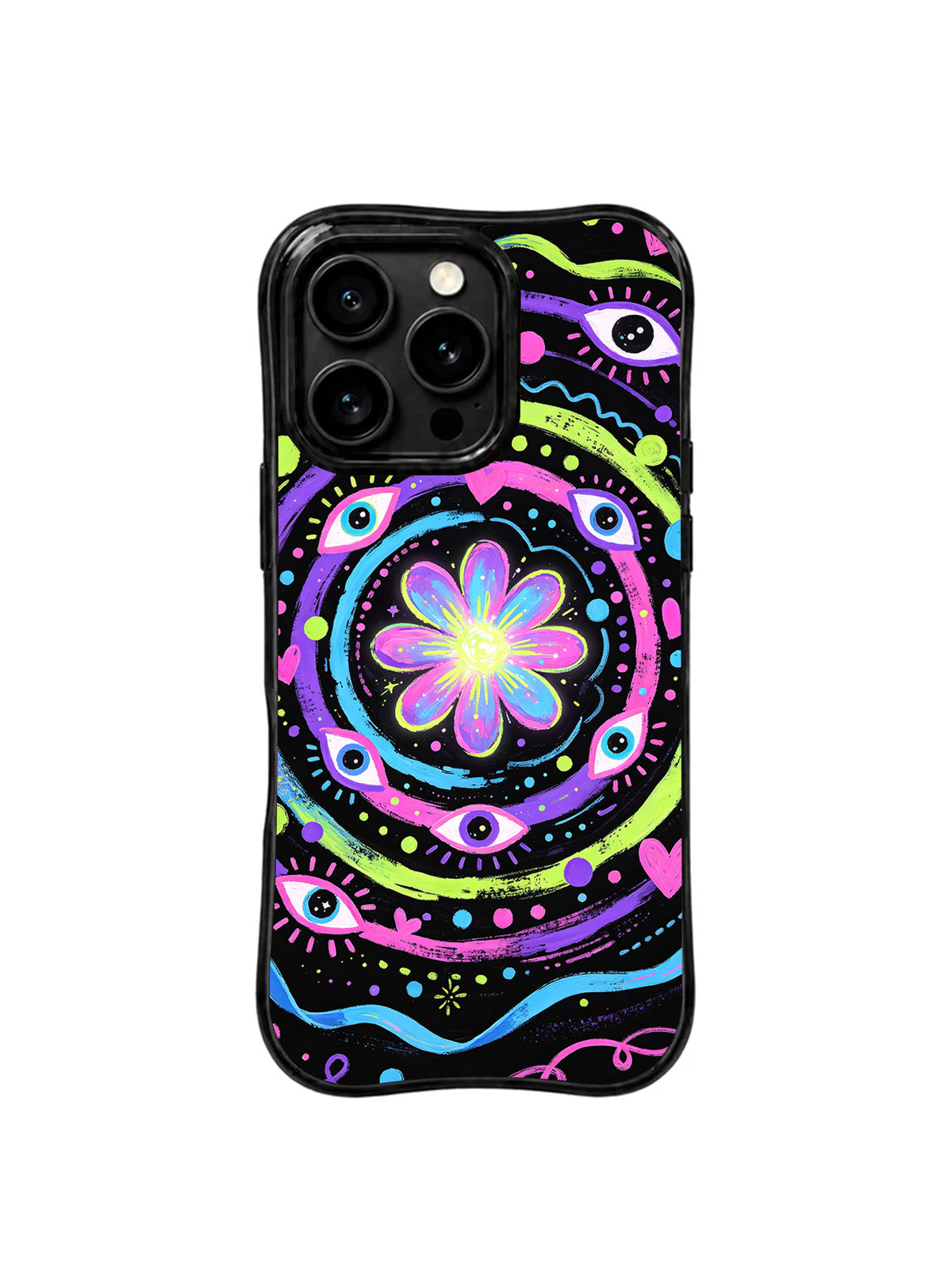 Dream Petal Carnival iPhone 16 Pro case front view