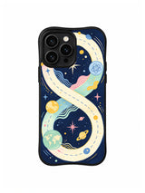 Moon Loop Journey pattern iPhone 14 Pro Max case