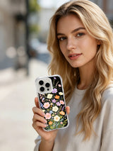 Dream Wildflower Garden iPhone 15 Pro case lifestyle view