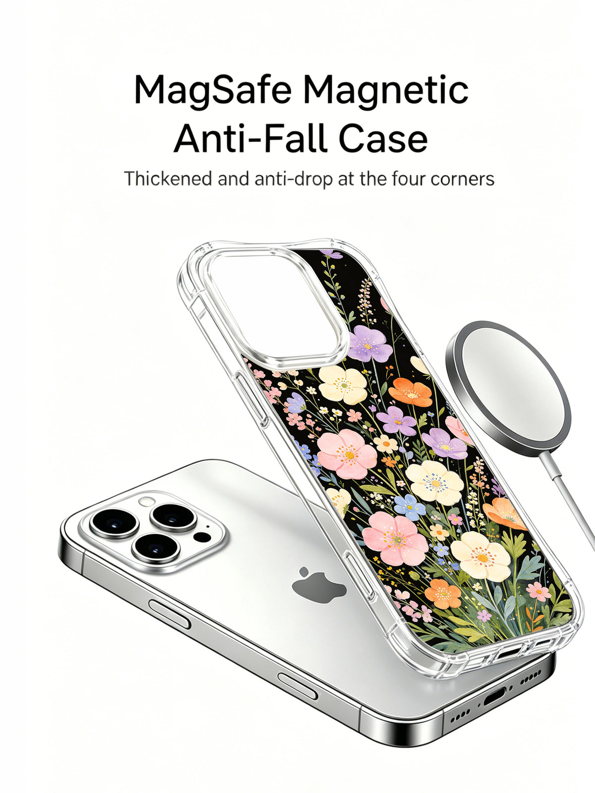 Dream Wildflower Garden MagSafe iPhone 15 Pro case