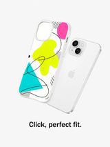 Dreamy Abstract Playground iPhone 15 case perfect fit