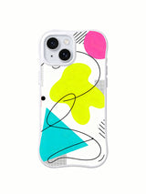 Dreamy Abstract Playground iPhone 15 case front view