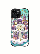 The Dreamy Cloud House City celestial iPhone 14 Plus case front view