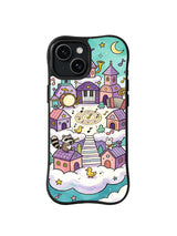 Moonlight Music Cloud pattern on iPhone 14 Plus case