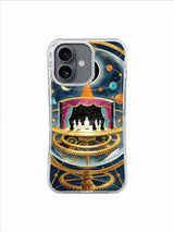 Eclipse Orrery Theatre – Golden Ring Ghost Stage iPhone case