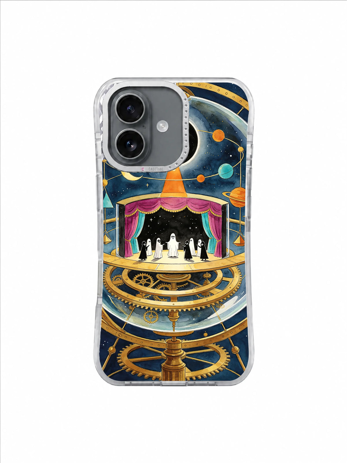Eclipse Orrery Theatre – Golden Ring Ghost Stage iPhone case