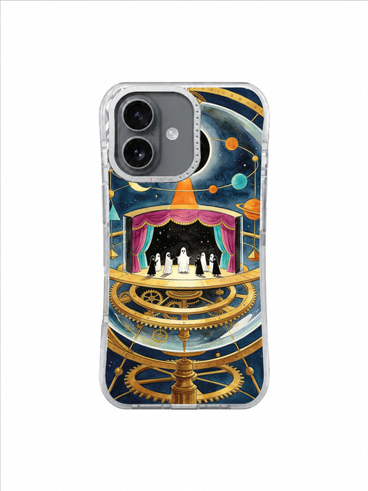 Eclipse Orrery Theatre – Golden Ring Ghost Stage iPhone case