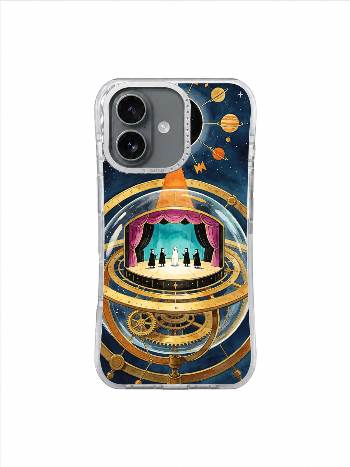 Eclipse Orrery Theatre – Planetary Gear Encore iPhone case
