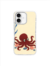 Crimson Tide Octopus pattern on iPhone 17 Case