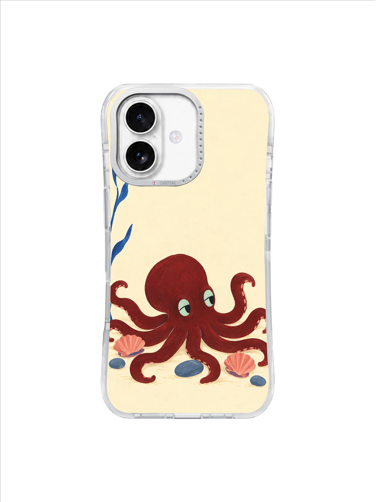 Crimson Tide Octopus pattern on iPhone 17 Case