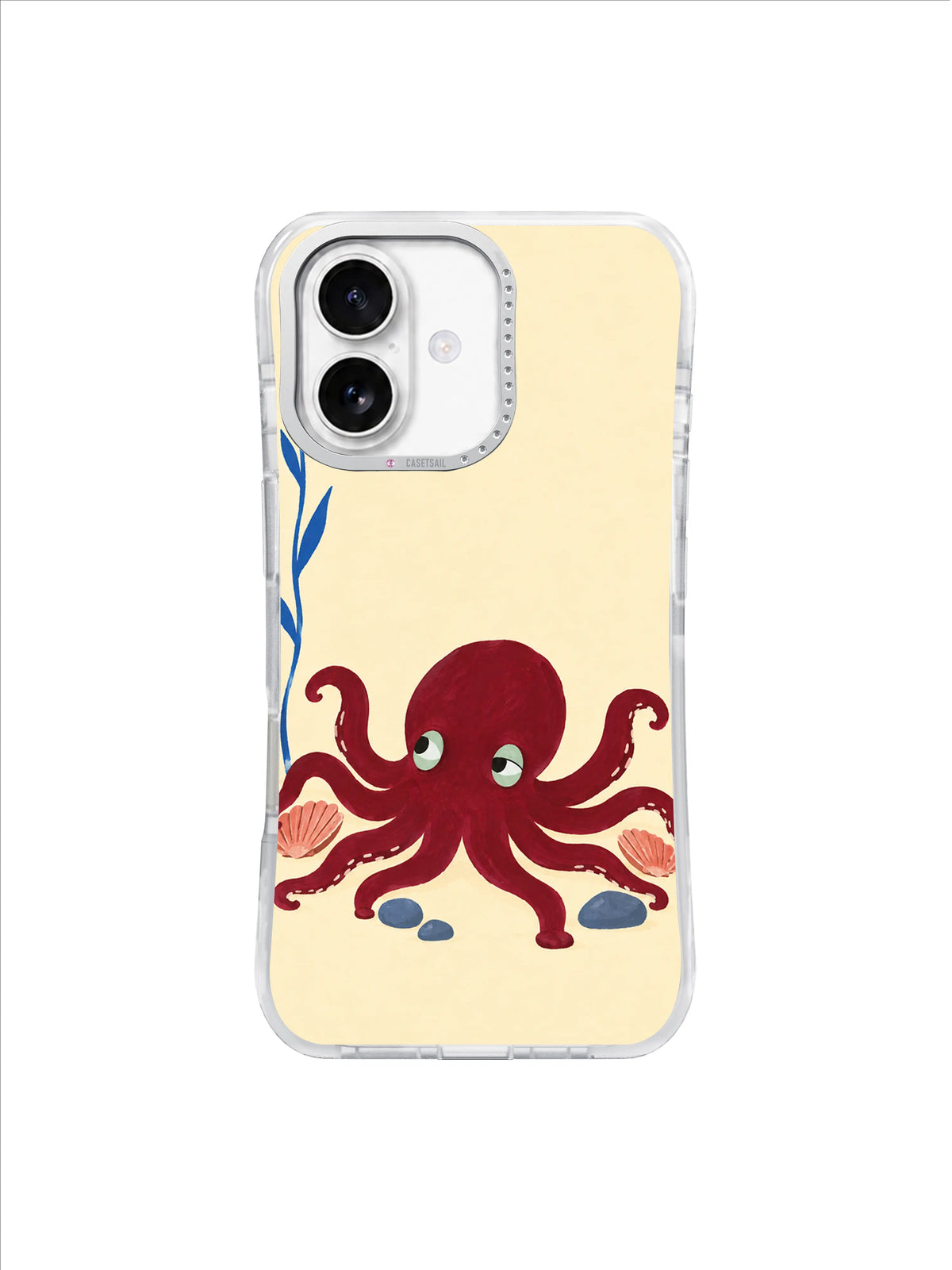 Quiet Kelp Pause pattern on iPhone 17 Case