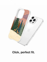 First Star Deer Ridge: Illustrated case separated from a rear-facing phone.